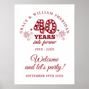 Willkommen zum 40-jährigen Jubiläum von Into Forev Poster