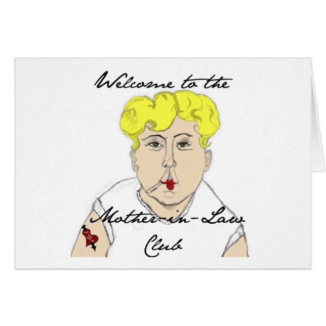 Willkommen zum Schwiegermutter-Verein (Vorderseite (Horizontal))