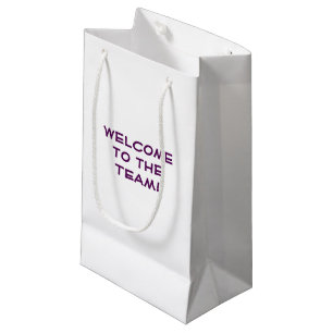 Willkommen zum Team! Kleine Geschenktüte