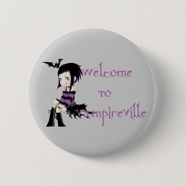 Willkommen zum vampireville button (Vorderseite)