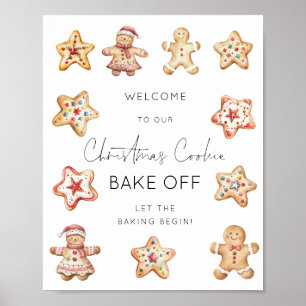 Willkommen zum Weihnachtsbake Poster