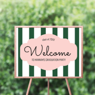 Willkommen zur Beverly Hills Pink & Green Abschlus Poster