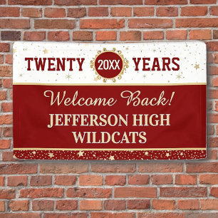 Willkommen zurück! 20. Klassentreffen Banner