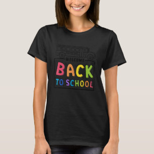 Willkommen zurück im Schulbus Lehrer Studentinnen T-Shirt
