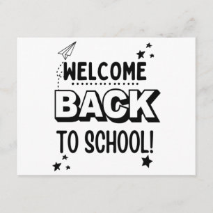 Willkommen zurück in der Schule! Begleitkarte