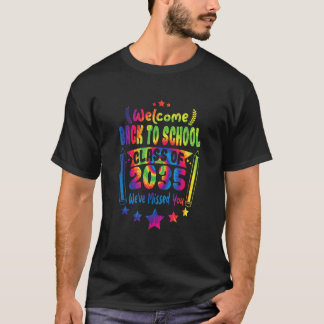 Willkommen zurück in der Schule Klasse 2035 Wir ha T-Shirt