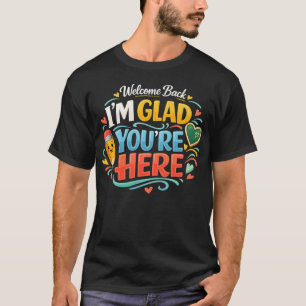Willkommen zurück in der Schule Lehrer Erster Schu T-Shirt