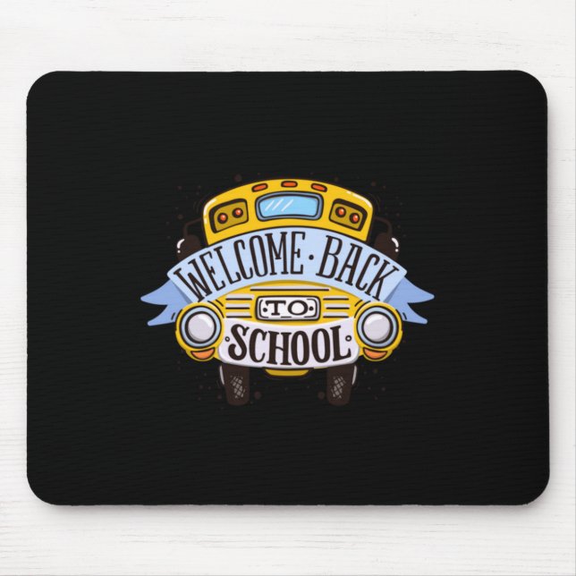 Willkommen zurück in der Schule Mousepad (Vorne)