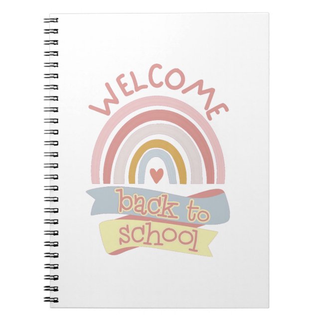 Willkommen zurück in der Schule Notizblock (Vorderseite)