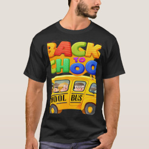 Willkommen zurück in der Schule Schulbusfahrer Her T-Shirt