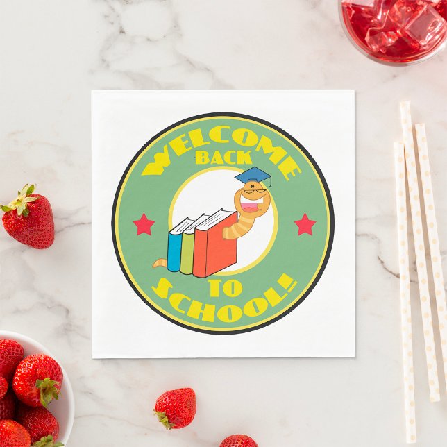 Willkommen zurück in der Schule Serviette (Von Creator hochgeladen)