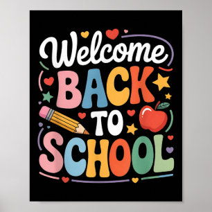 Willkommen zurück in der Schule Süße Lehrerin Erst Poster
