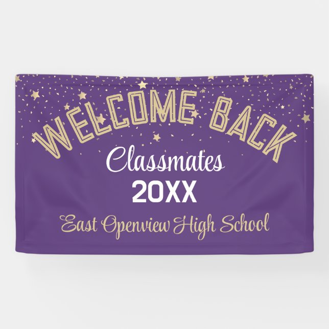 Willkommen zurück Klassenkameraden! Benutzerdefini Banner (Horizontal)