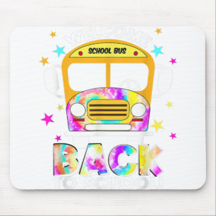 Willkommen zurück nach SchooL für Busfahrer Mousepad