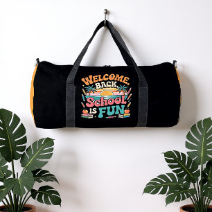 Willkommen zurück, Schule macht Spaß Duffle Bag
