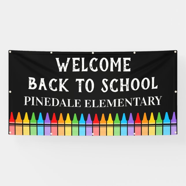 Willkommen zurück zum Banner der Schule (Horizontal)
