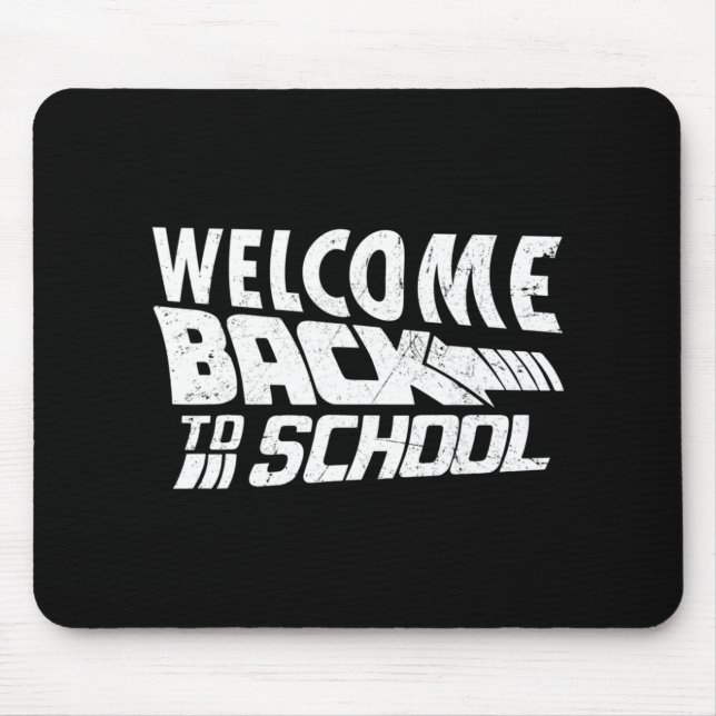 Willkommen zurück zum ersten Schultag Mousepad (Vorne)