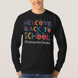 Willkommen zurück zum Kindergartenlehrer-Lehrer T-Shirt