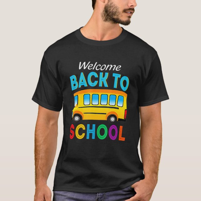 Willkommen zurück zum Schulbusfahrer Mens Boy T-Shirt (Vorderseite)