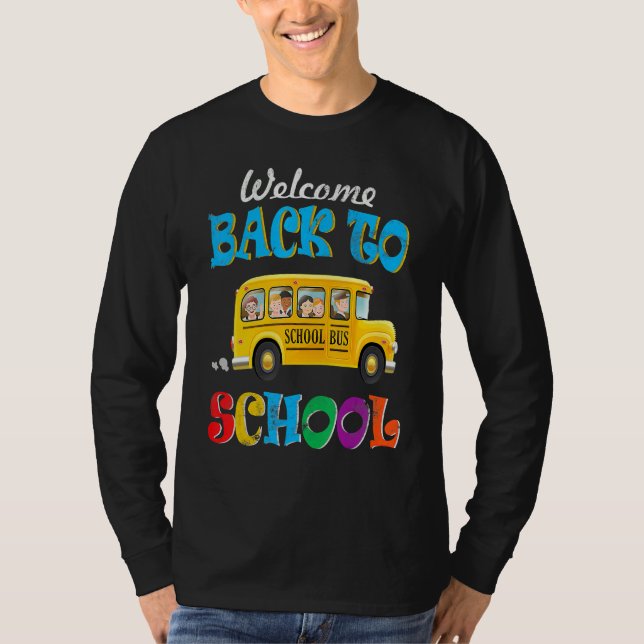 Willkommen zurück zum Schulbusfahrer Mens Boy T-Shirt (Vorderseite)