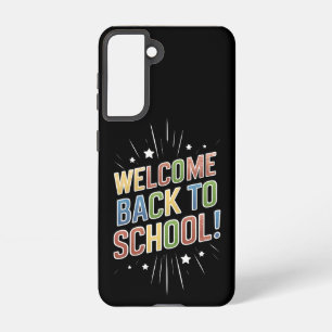 Willkommen zurück zum Schullehrer am ersten Schult Samsung Galaxy Hülle
