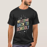 Willkommen zurück zum Schullehrer am ersten Schult T-Shirt<br><div class="desc">Willkommen zurück zum Schullehrer am ersten Schultag</div>