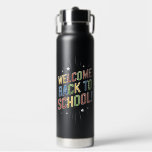Willkommen zurück zum Schullehrer am ersten Schult Trinkflasche<br><div class="desc">Willkommen zurück zum Schullehrer am ersten Schultag</div>