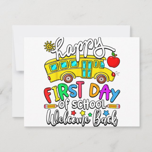 Willkommen zurück zum Schullehrer-Bus (Vorderseite)