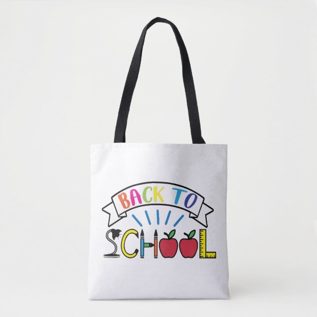 Willkommen zurück zum Schullehrerleben Tasche (Vorderseite)