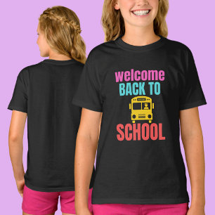 Willkommen zurück zum T - Shirt der Schule