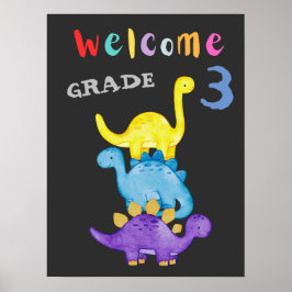 Willkommen zurück zur dritten Schulstufe Poster