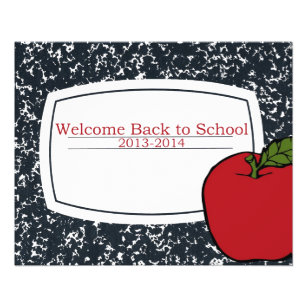 Willkommen zurück zur Schule 2013 Flyer