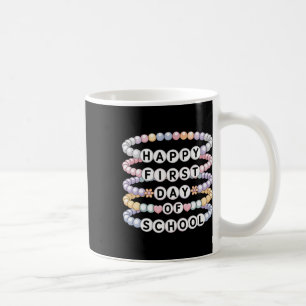 Willkommen zurück zur Schule Armbänder Erster Schu Kaffeetasse