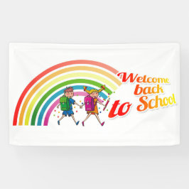 Willkommen zurück zur Schule Banner