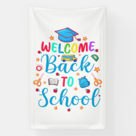 Willkommen zurück zur Schule Banner