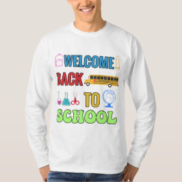 Willkommen zurück zur Schule | Bestes Geschenk für T-Shirt