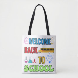 Willkommen zurück zur Schule | Bestes Geschenk für Tasche