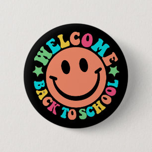 Willkommen zurück zur Schule Button