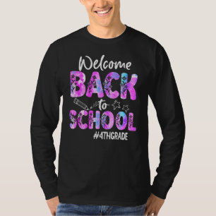 Willkommen zurück zur Schule der vierten Klasse zu T-Shirt