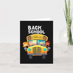 Willkommen zurück zur Schule, die ich Liebe meine Karte