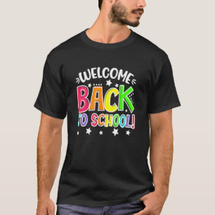 Willkommen zurück zur Schule für Studenten und Leh T-Shirt