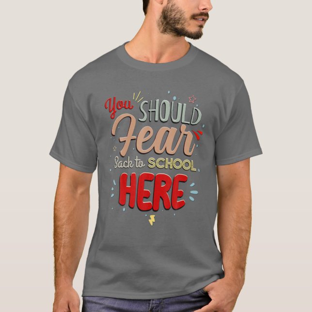 Willkommen zurück zur Schule Meme Outfit für Girl  T-Shirt (Vorderseite)