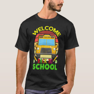 Willkommen zurück zur Schule Niedlich Lehrer Stude T-Shirt