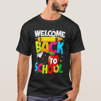 Willkommen zurück zur Schule T-Shirt Lustiger Schü