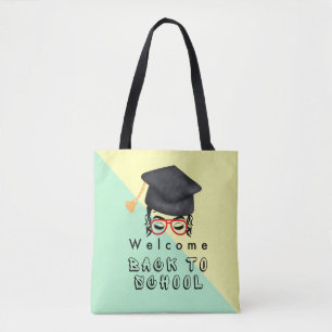 Willkommen zurück zur Schule Tasche