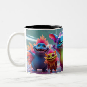 WILLKOMMEN ZWEIFARBIGE TASSE