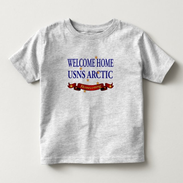 Willkommene Arktis des Zuhause-USNS Kleinkind T-shirt (Vorderseite)