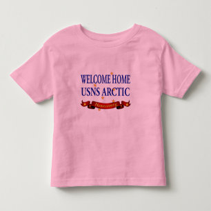 Willkommene Arktis des Zuhause-USNS Kleinkind T-shirt
