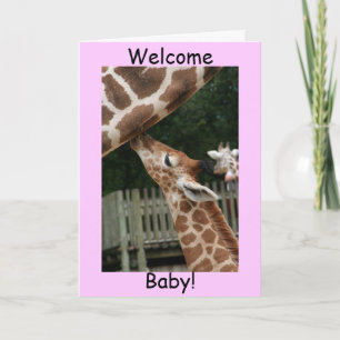 Willkommene Baby-Mitteilung Einladung