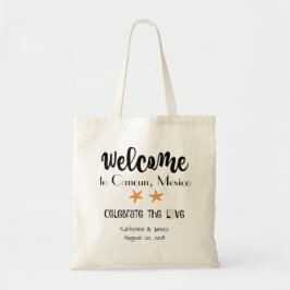 Willkommene Tasche, Hochzeit in Urlaubsort Tragetasche